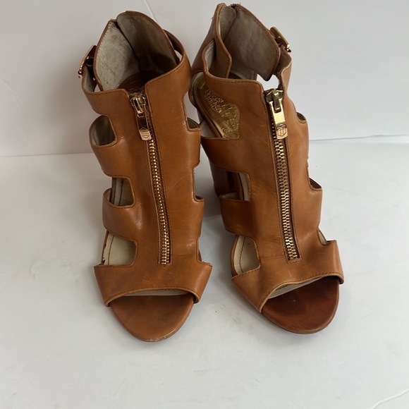Vince Camuto heel sandals 7.5 Marleau peep toe strapped gladiator - Picture 8 of 8